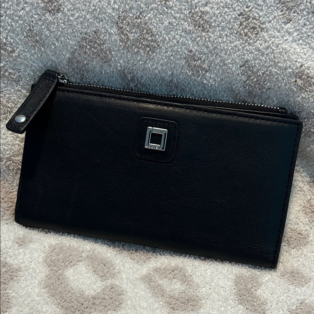 Lodis Black Leather Wallet